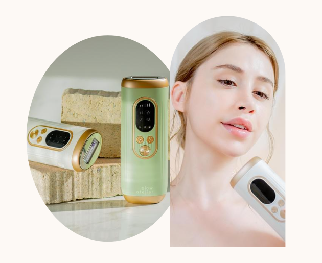 THE GLASS IPL PHOTOFACIAL AT HOME LASER TREATMENT DARK SPOT REMOVE GET RID OF DAR SPOTS ON FACE ACNE HAIR REMOVAL GLOW ATELIER